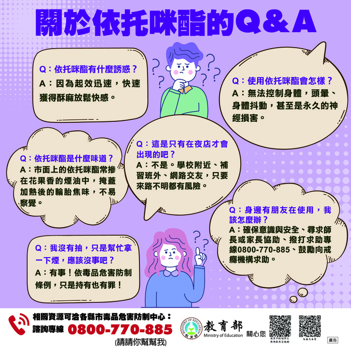 防制「新型態電子煙彈(含依托咪酯)」及相關罰則宣導
