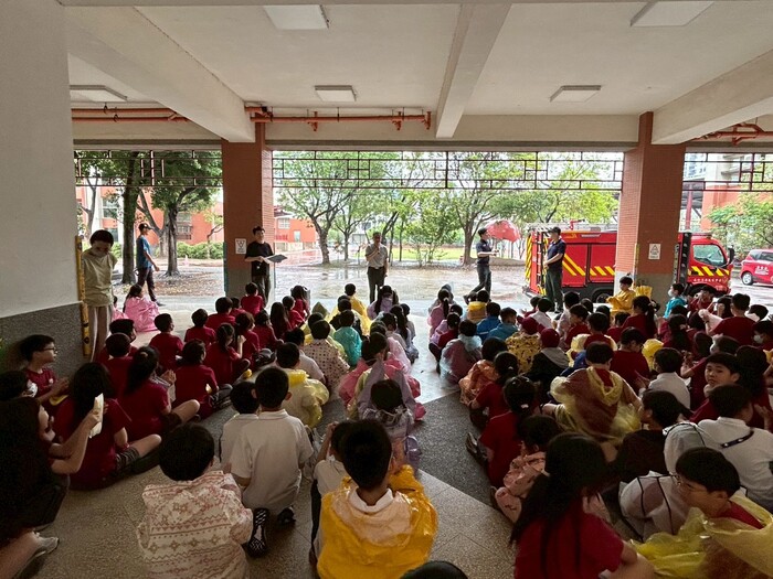 校長開場提醒消防的重要性